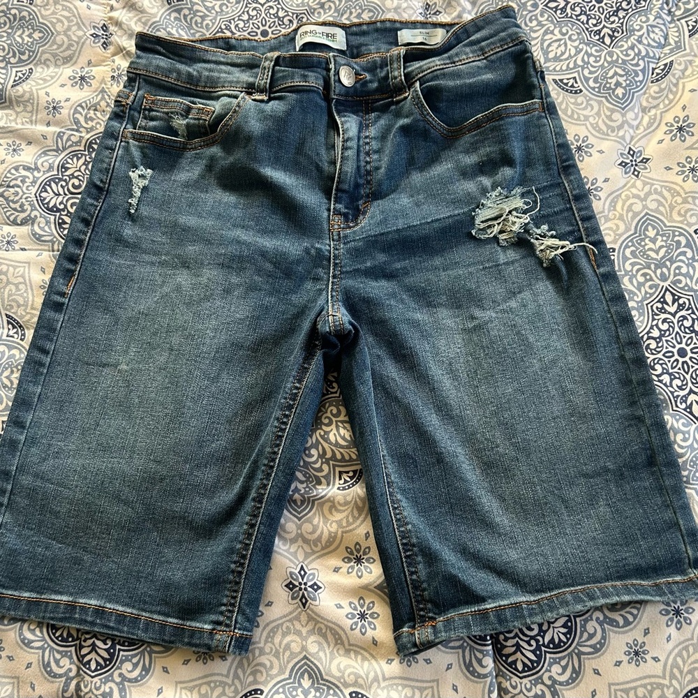 Boys Blue Denim Shorts